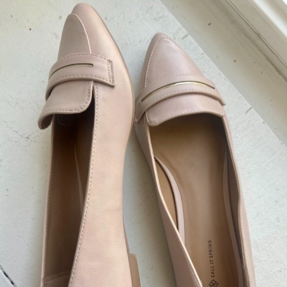 CALL IT SPRING Agroilla Pale Mauve, gold, loafer - Picture 3 of 10